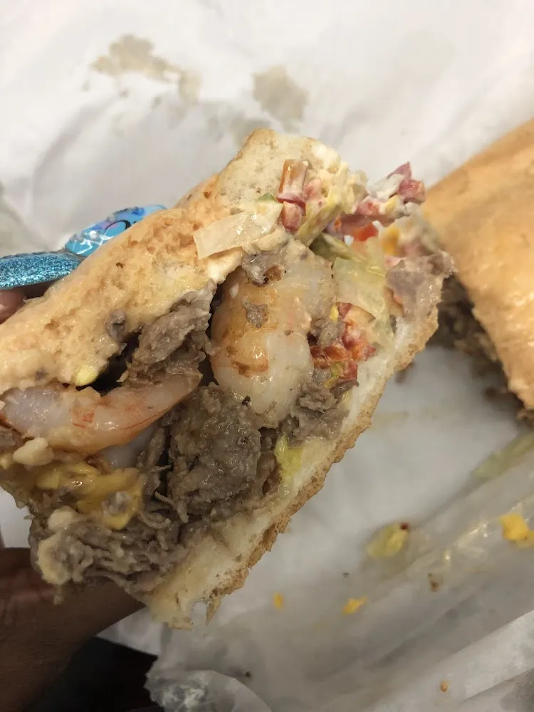 Shrimp Cheese Steak Sub